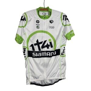 Pearl Izumi Shimano Mens XL 1t4i Elite Cycling Jersey Full Zip Felt Racing Bike